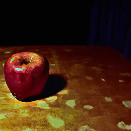 una manzana roja sobre una mesa de madera en el estilo de Vincent van Gogh (1).jpg